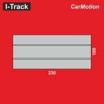 Hacker-Model HCT9405T - H0 - CarMotion Gerade Straßenbettung, 100 x 230 mm (4 Stück)